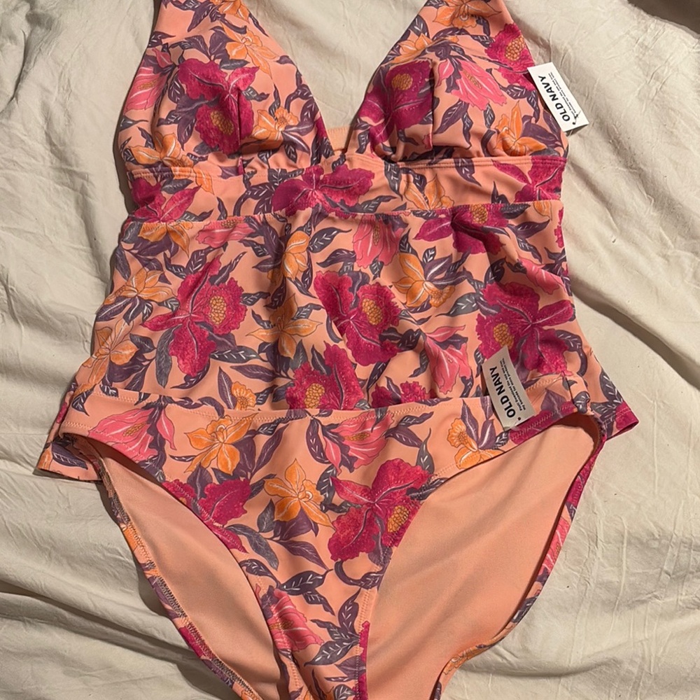 Old Navy Pink and Orange Swimwear